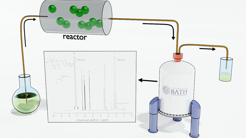 Watching polymers grow